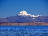22 Lake Manasarovar And Mount Kailash From Trugo Gompa